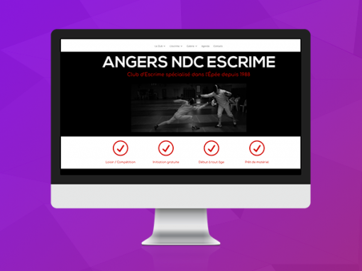 Site du club Angers NDC Escrime