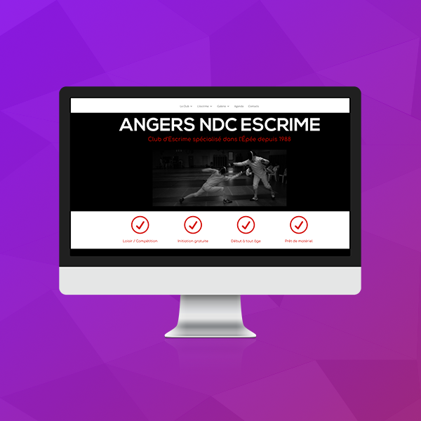 Site du club Angers NDC Escrime