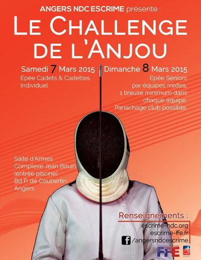 Affiche Challenge de l'Anjou 2015